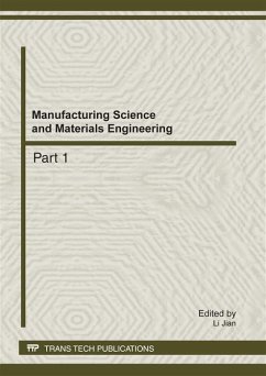 Cover Manufacturing Science and Materials Engineering (eBook, PDF)