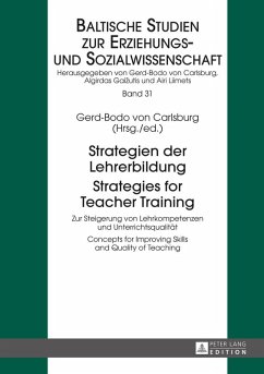 Strategien der Lehrerbildung / Strategies for Teacher Training (eBook, ePUB)