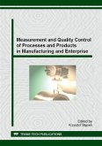 Measurement and Quality Control of Processes and Products in Manufacturing and Enterprise (eBook, PDF)