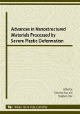 Advances in Nanostructured Materials Processed by SPD (eBook, PDF)