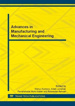 Advances in Manufacturing and Mechanical Engineering (eBook, PDF)