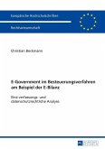 E-Government im Besteuerungsverfahren am Beispiel der E-Bilanz (eBook, ePUB)