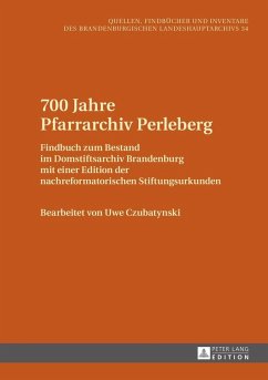700 Jahre Pfarrarchiv Perleberg (eBook, ePUB)