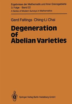 Degeneration of Abelian Varieties (eBook, PDF) - Faltings, Gerd; Chai, Ching-Li