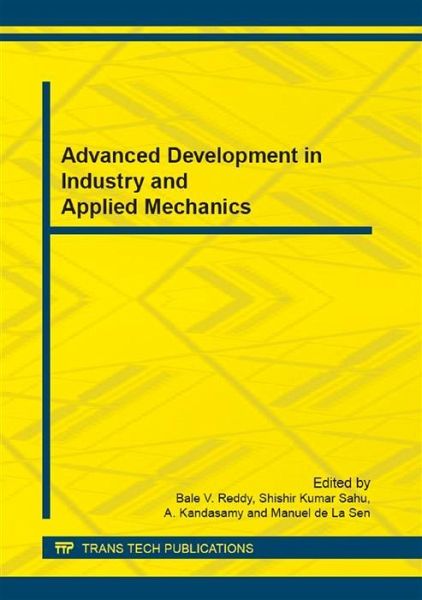 Advanced Development in Industry and Applied Mechanics (eBook, PDF)