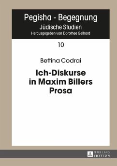 Cover Ich-Diskurse in Maxim Billers Prosa (eBook, ePUB)