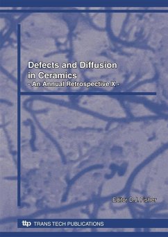 Cover Defects and Diffusion in Ceramics X (eBook, PDF)