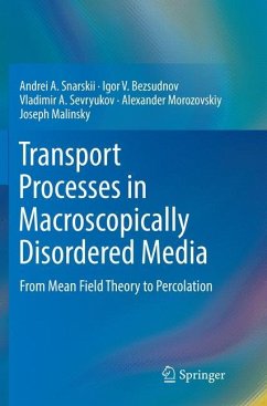 Transport Processes in Macroscopically Disordered Media - Snarskii, Andrei A.;Bezsudnov, Igor V.;Sevryukov, Vladimir A.