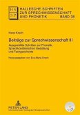 Beitraege zur Sprechwissenschaft III (eBook, PDF)