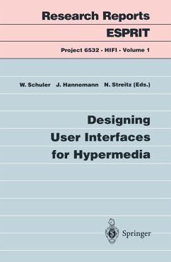 Cover Designing User Interfaces for Hypermedia (eBook, PDF)