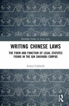 Writing Chinese Laws - Caldwell, Ernest