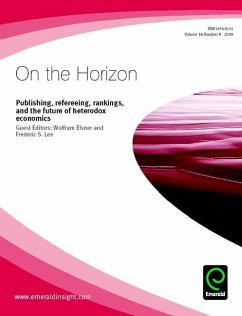 Cover Publishing, Refereeing, Rankings, and the Future of Heterodox Economics (eBook, PDF)