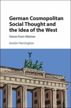 Cover German Cosmopolitan Social Thought and the Idea of the West (eBook, PDF)