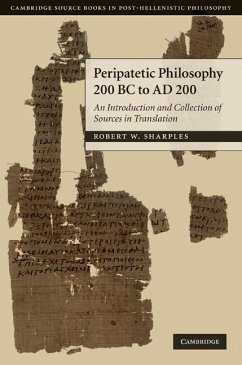 Peripatetic Philosophy, 200 BC to AD 200 (eBook, ePUB) - Sharples, R. W.