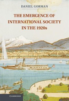 Cover Emergence of International Society in the 1920s (eBook, ePUB)