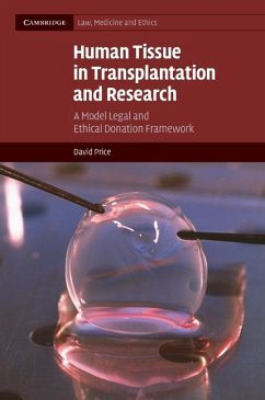 Cover Human Tissue in Transplantation and Research (eBook, ePUB)