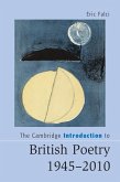 Cambridge Introduction to British Poetry, 1945-2010 (eBook, ePUB)