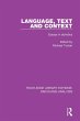 Language, Text and Context - Bild 1