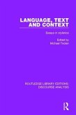 Language, Text and Context