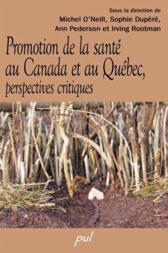 La promotion de la sante au Canada et au Quebec (eBook, PDF)