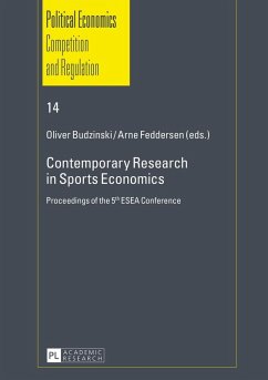 Contemporary Research in Sports Economics (eBook, ePUB)