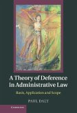 Theory of Deference in Administrative Law (eBook, ePUB)