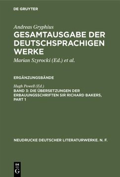 Cover Die Übersetzungen der Erbauungsschriften Sir Richard Bakers (eBook, PDF)