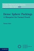 Dense Sphere Packings (eBook, ePUB)