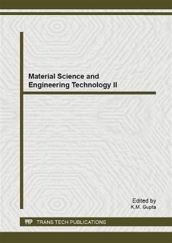 Cover Material Science and Engineering Technology II (eBook, PDF)