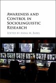 Awareness and Control in Sociolinguistic Research (eBook, ePUB)