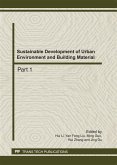 Sustainable Development of Urban Environment and Building Material (eBook, PDF)