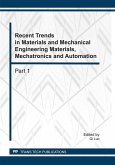 Recent Trends in Materials and Mechanical Engineering Materials, Mechatronics and Automation (eBook, PDF)