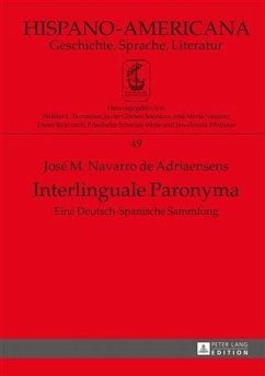 Interlinguale Paronyma (eBook, PDF) - Navarro de Adriaensens, Jose M.