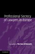 Professional Secrecy of Lawyers in... - Bild 1