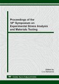 Proceedings of the 14th Symposium on Experimental Stress Analysis and Materials Testing (eBook, PDF)