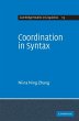 Coordination in Syntax (eBook, ePUB) - Bild 1