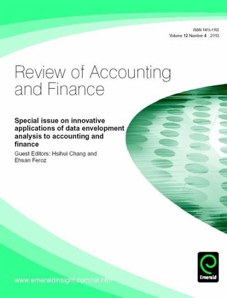 Special Issue on Innovative Applications of Data Envelopment Analysis to Accounting and Finance (eBook, PDF) Special Issue on Innovative Applications of Data Envelopment Analysis to Accounting and Finance (eBook, PDF)