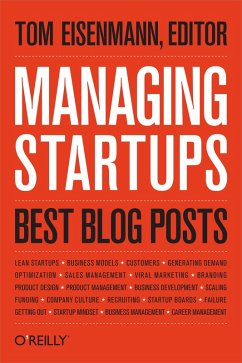 Managing Startups: Best Blog Posts (eBook, ePUB) - Eisenmann, Thomas