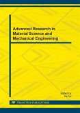 Advanced Research in Material Science and Mechanical Engineering (eBook, PDF) Advanced Research in Material Science and Mechanical Engineering (eBook, PDF)