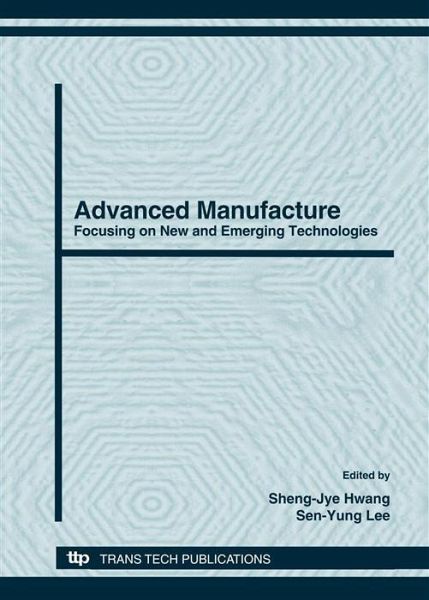 Advanced Manufacture (eBook, PDF) Advanced Manufacture (eBook, PDF)