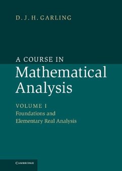 Cover Course in Mathematical Analysis: Volume 1, Foundations and Elementary Real Analysis (eBook, ePUB)