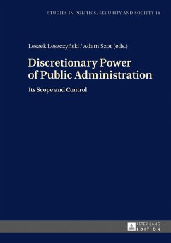 Discretionary Power of Public Administration (eBook, ePUB)