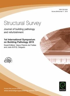 1st International Symposium on Building Pathology 2015 (eBook, PDF)