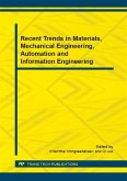 Recent Trends in Materials, Mechanical Engineering, Automation and Information Engineering (eBook, PDF)