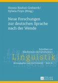 Neue Forschungen zur deutschen Sprache nach der Wende (eBook, ePUB)