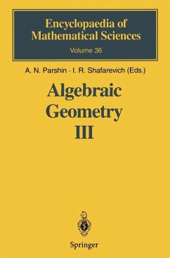 Algebraic Geometry III (eBook, PDF)