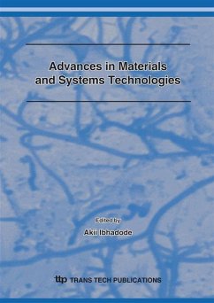 Cover Advances in Materials and Systems Technologies (eBook, PDF)
