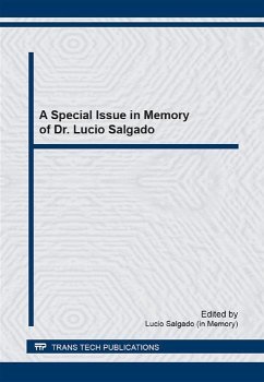 A Special Issue in Memory of Dr. Lucio Salgado (eBook, PDF)