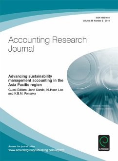 Cover Advancing Sustainability Management Accounting in the Asia Pacific Region (eBook, PDF)