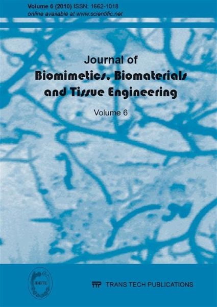 Journal of Biomimetics, Biomaterials and Tissue Engineering Vol.6 (eBook, PDF)